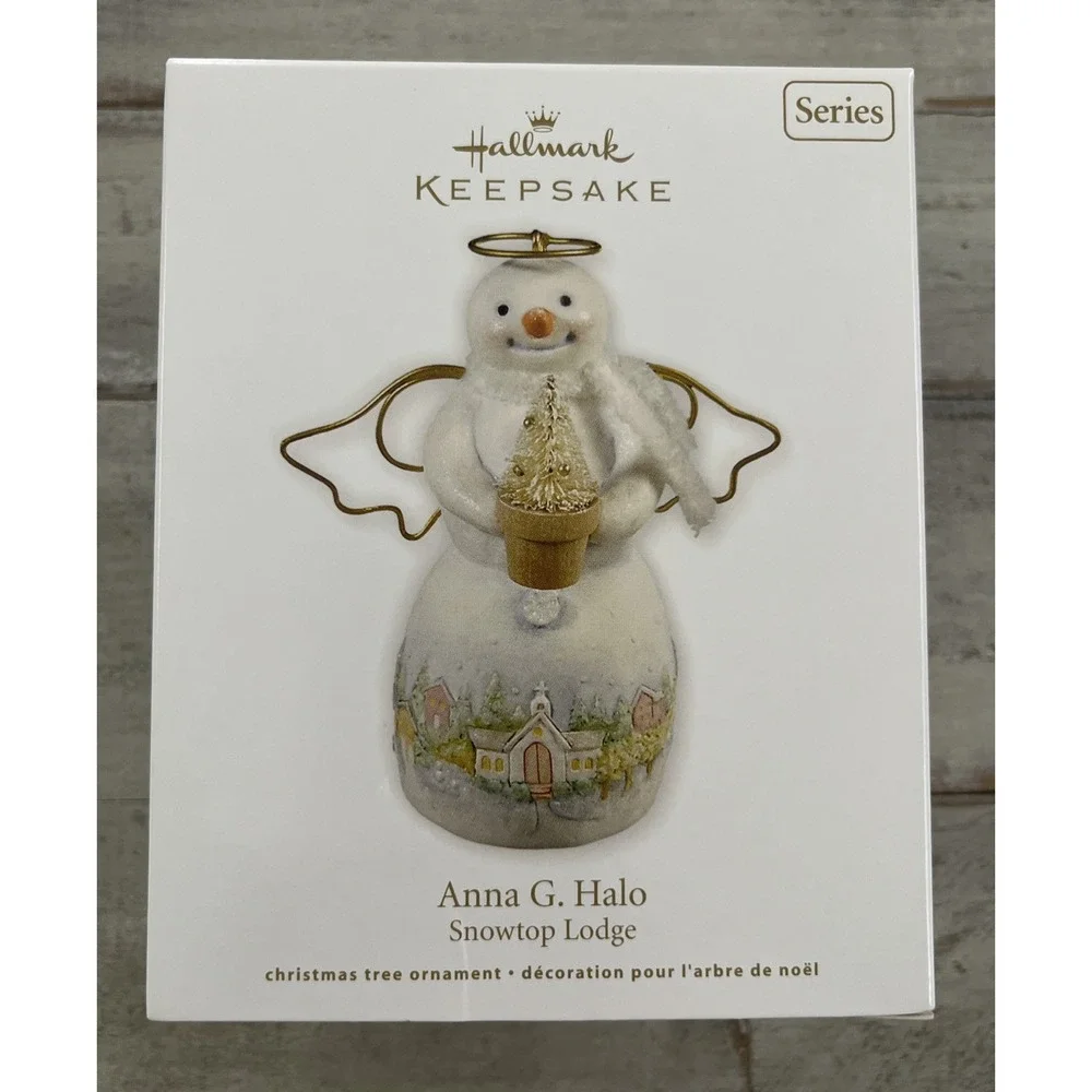 Hallmark Keepsake 2011‎ Anna G Halo Snowtop Lodge Ornament Series #7 NEW